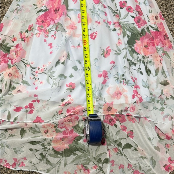 INC International Concepts Light Blue Floral Halter Dress - Picture 5 of 10